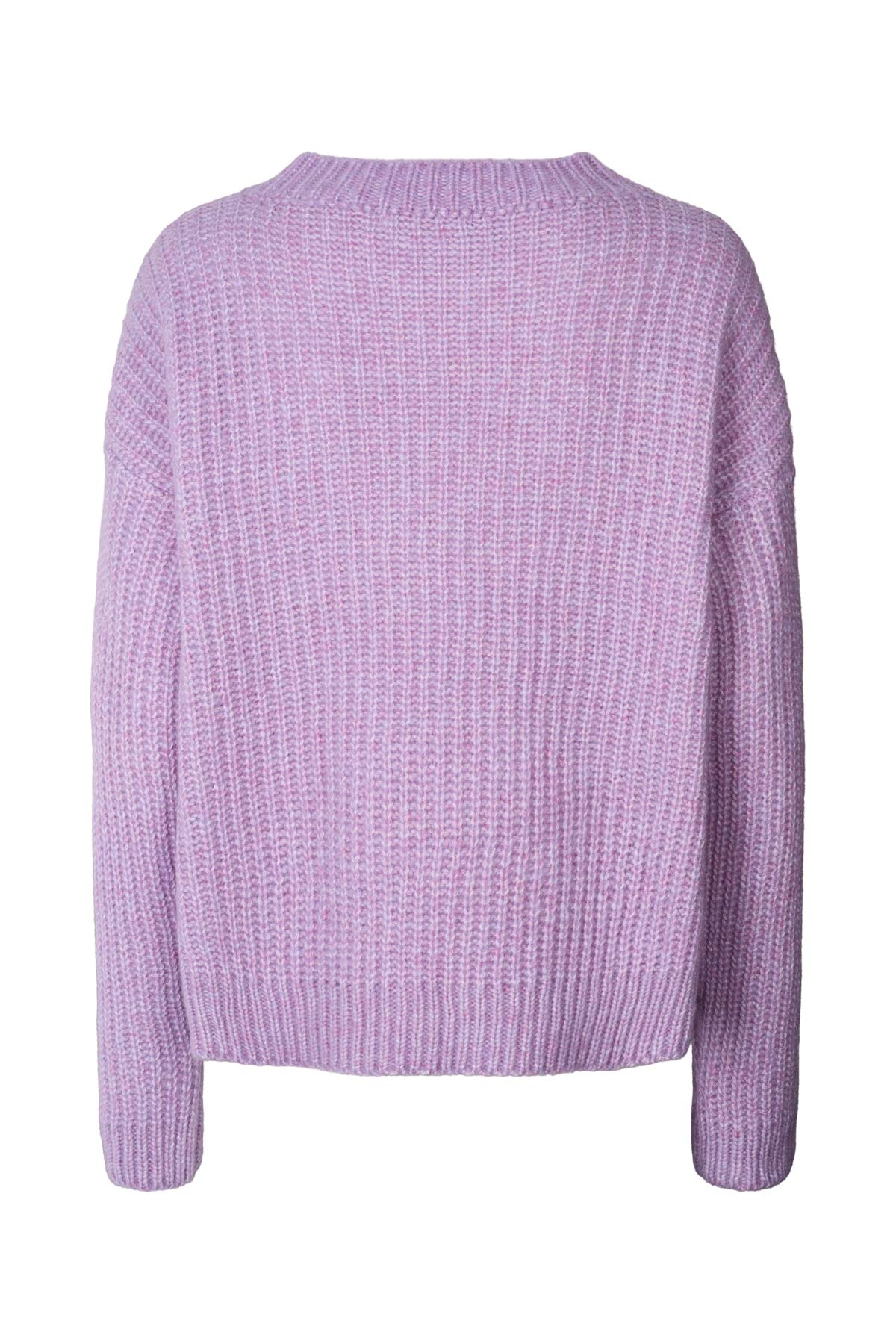 Hifa - Open knit cosy sweater I Lavender