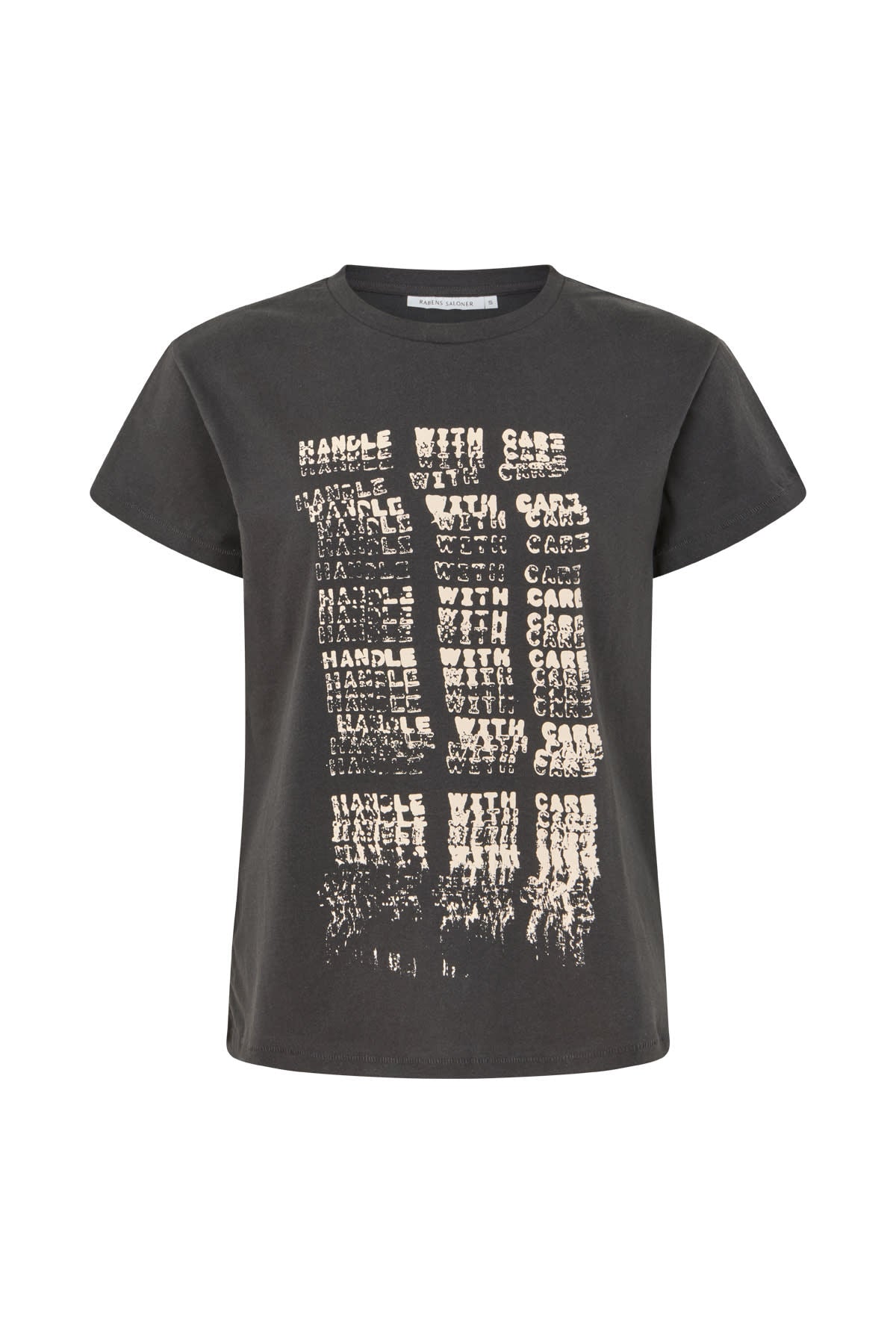 Ambla - Handle with care t-shirt I Faded black