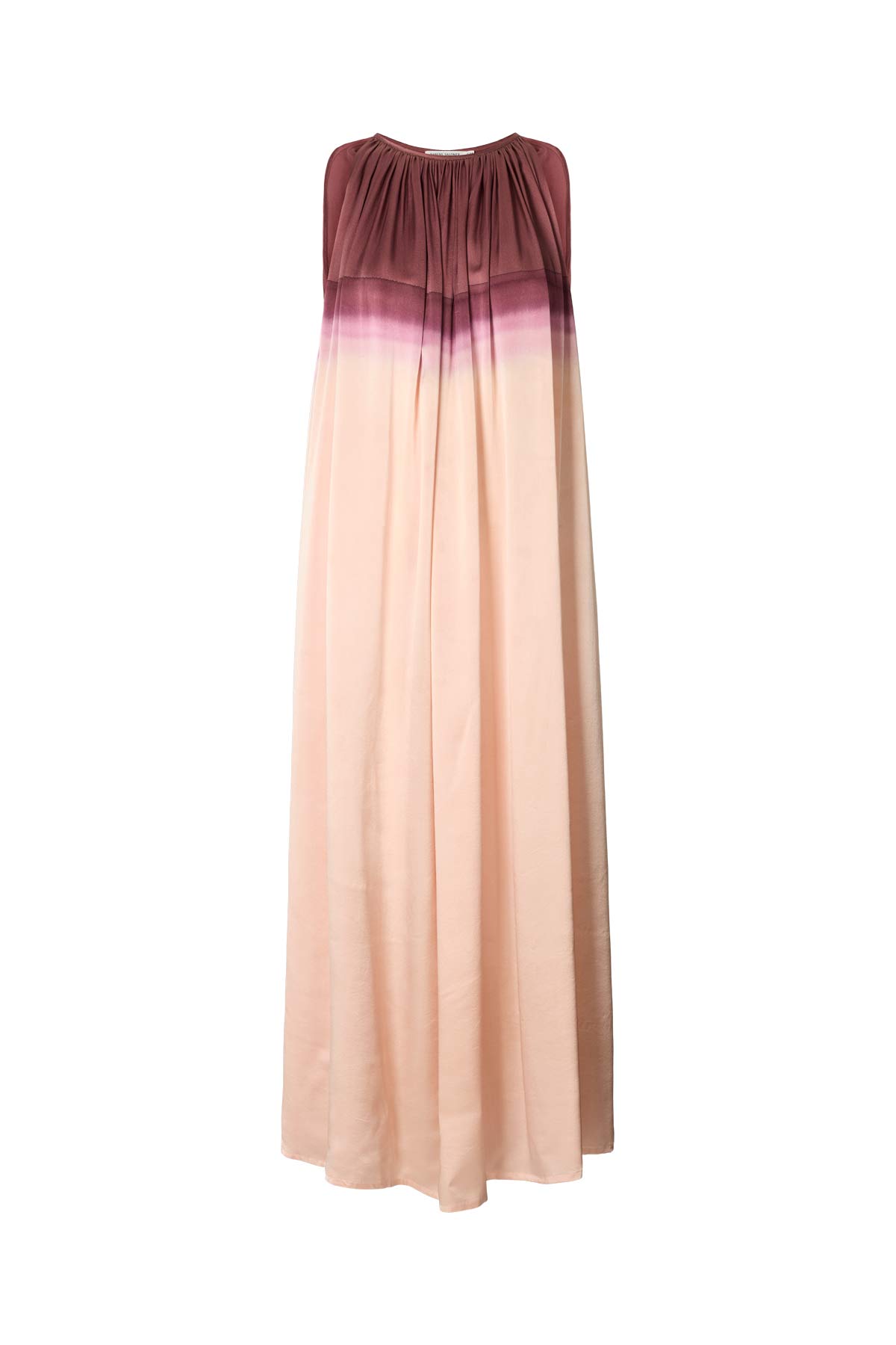 Sabah - Horizon gathered halter dress I Blush combo