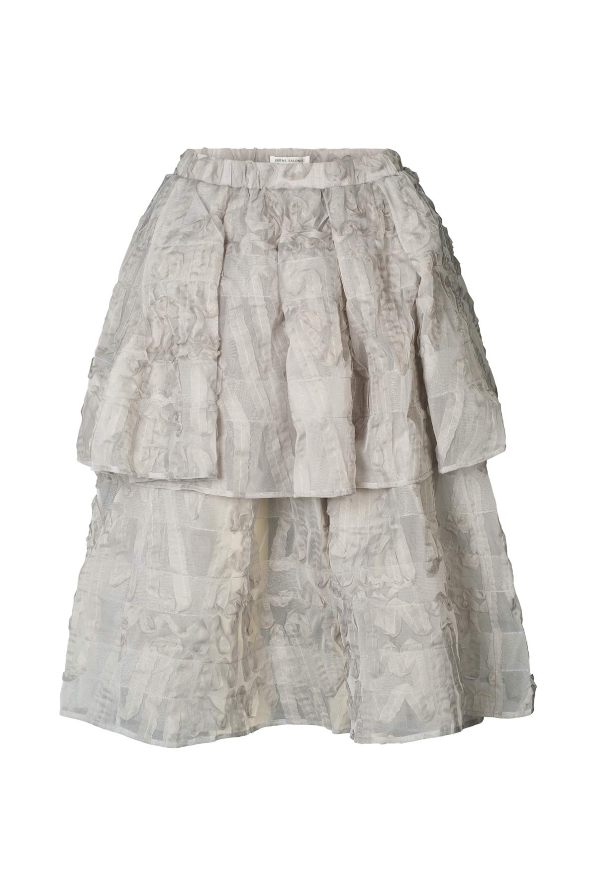 Sibora - Splash netting skirt I Silver grey