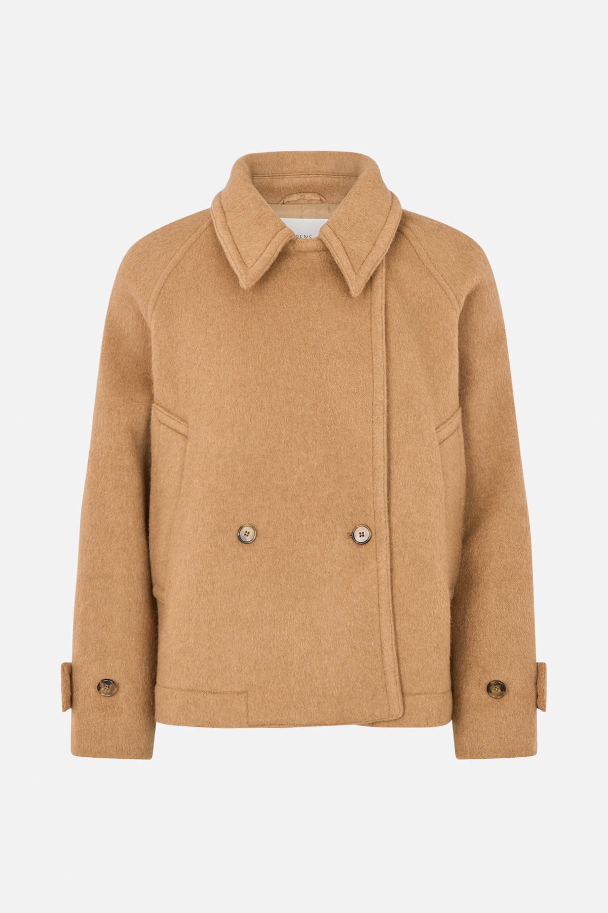 Elea - Wooly jacket I Camel