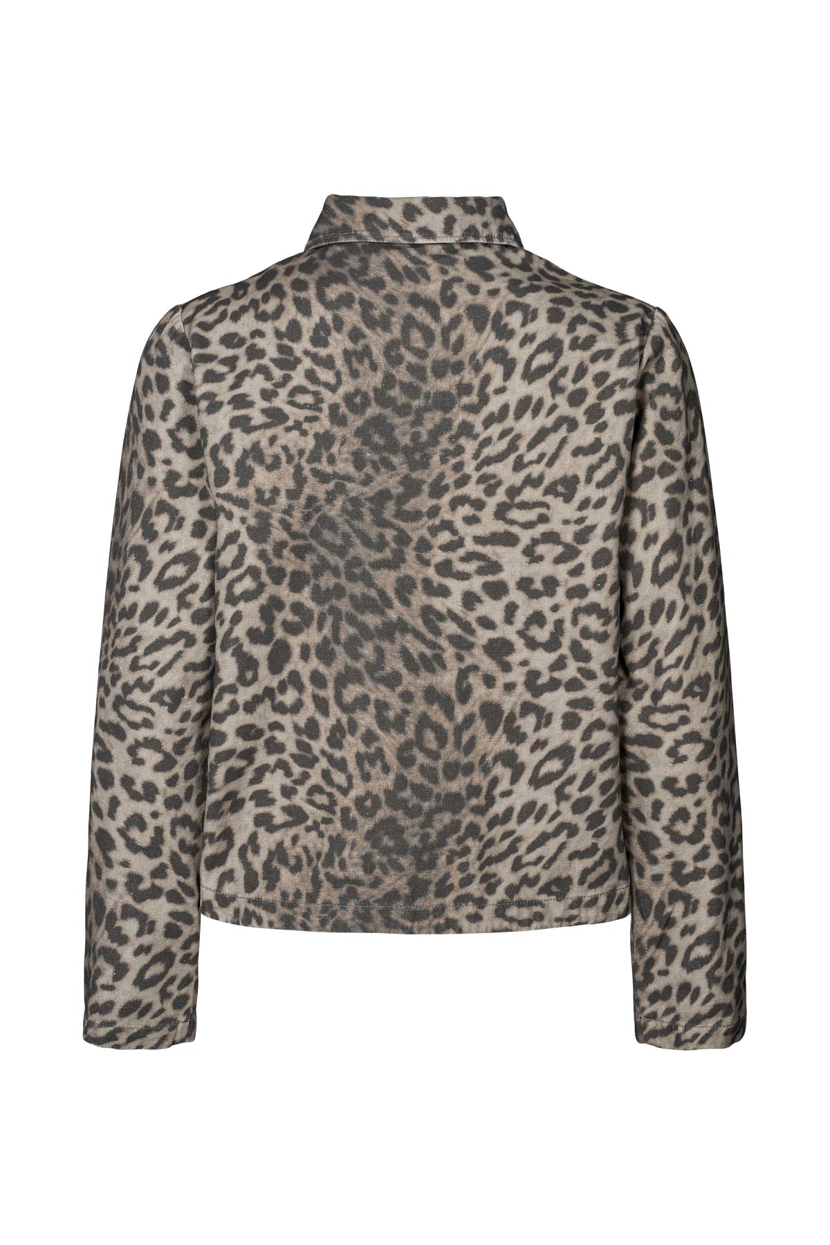 Leopard print short jacket - Aleksandra I Snow leopard