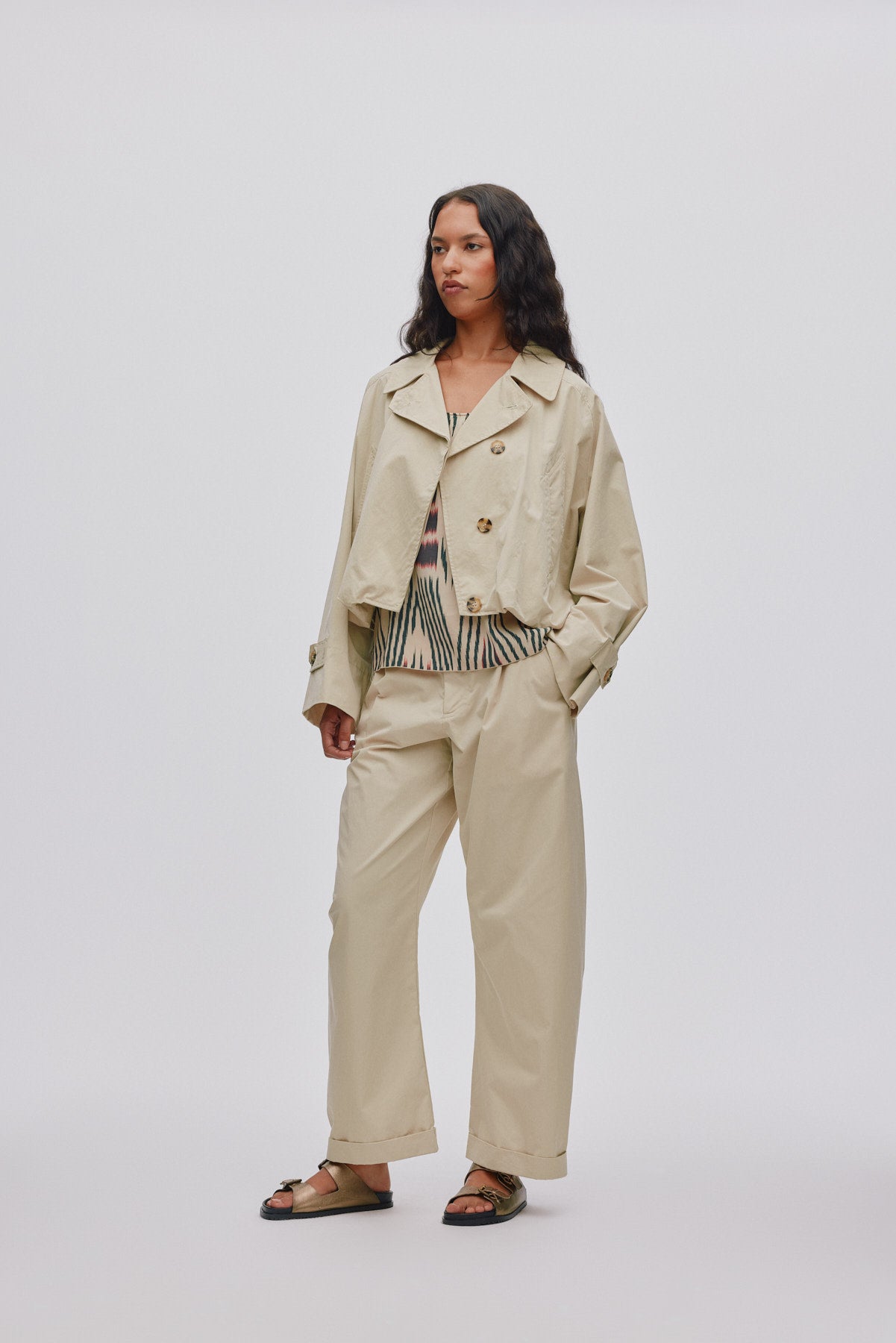 Tilla - Light fusion jacket I Sand