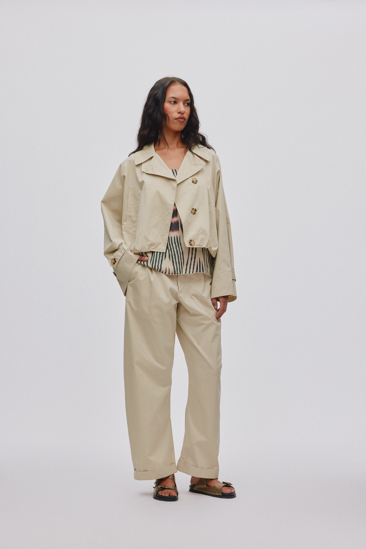Tilla - Light fusion jacket I Sand