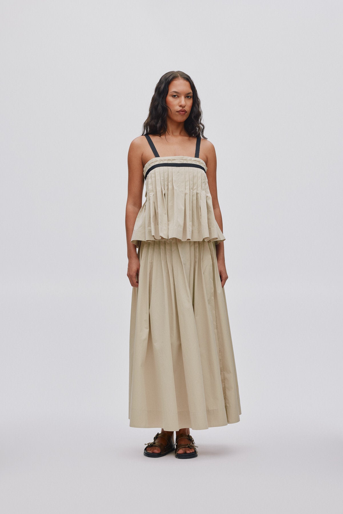 Thai - Light fusion skirt I Sand
