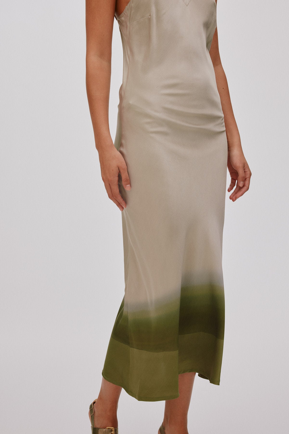 Glorie - Horizon bias dress I Blush combo