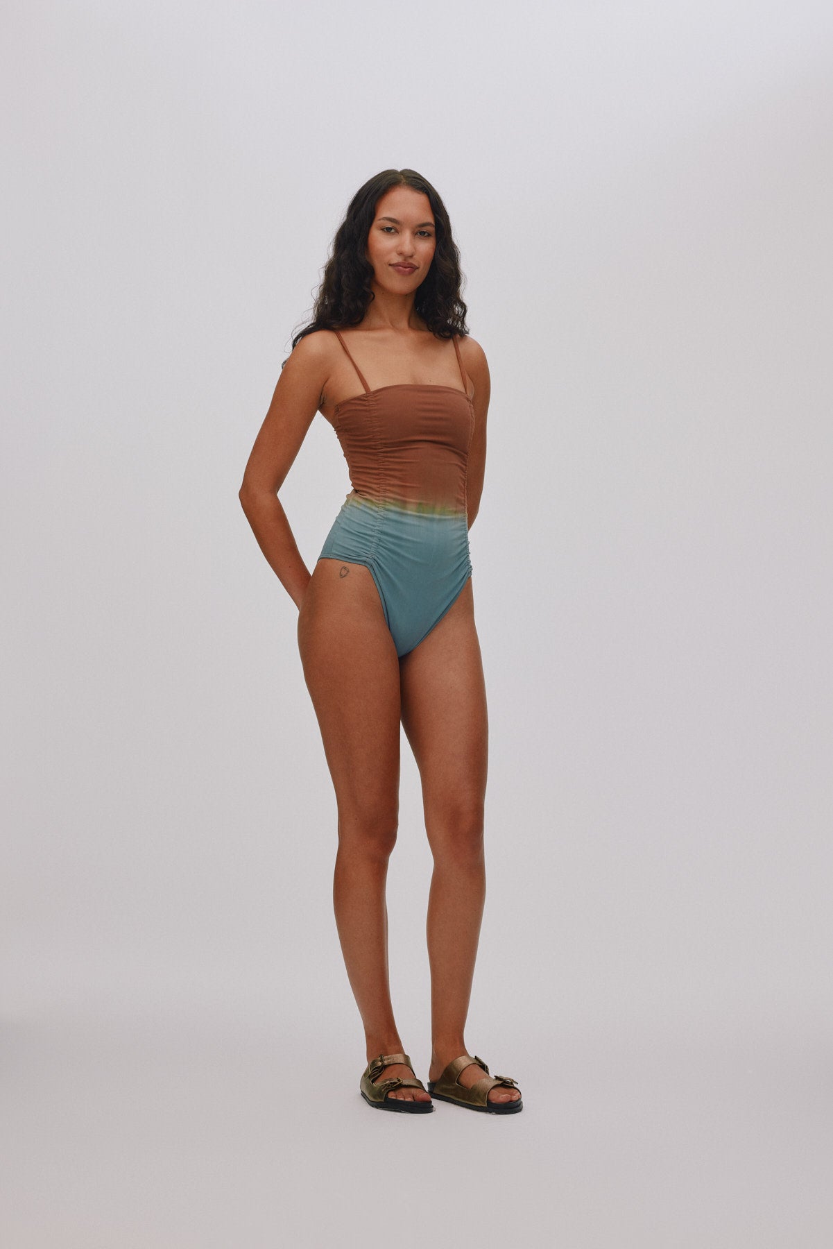 Sali - Fusion swimsuit I Mandarin pink