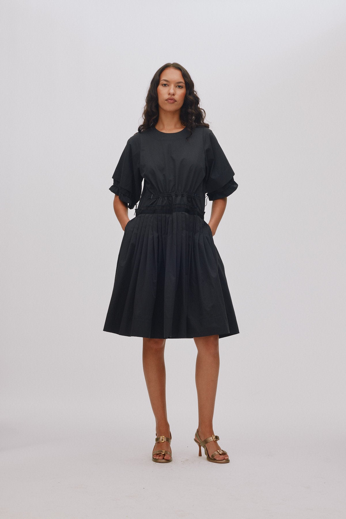Telma - Light fusion dress I Sand