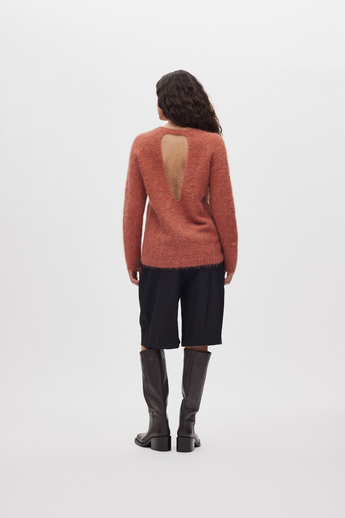 Feliza - Smooth tailoring shorts I Black