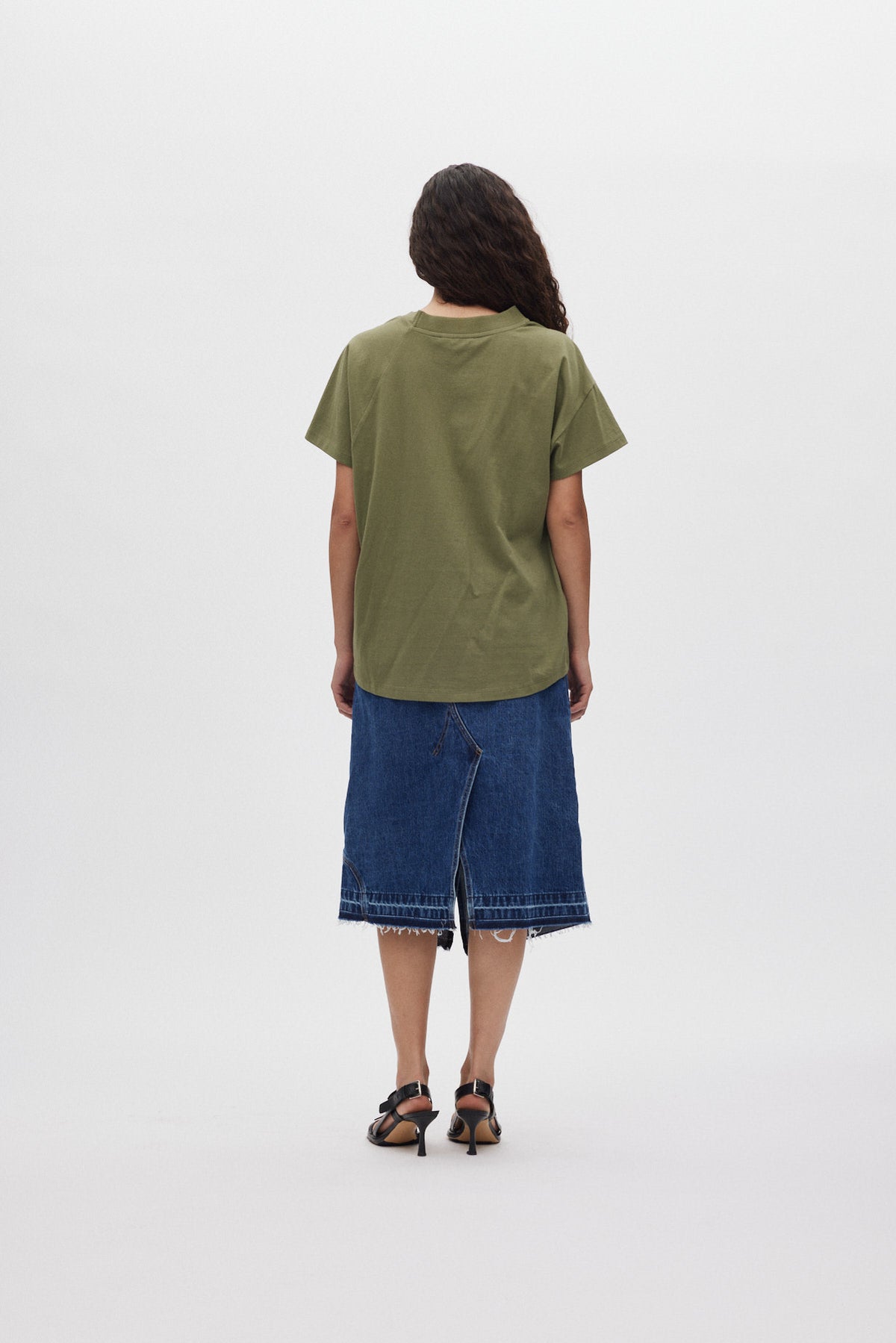 Nicka - Denim skirt I Dark indigo