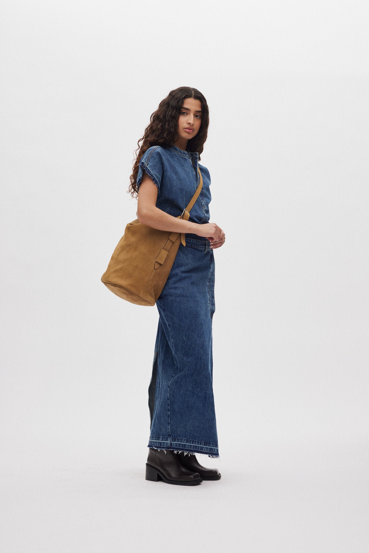 Nency - Denim dress I Dark indigo