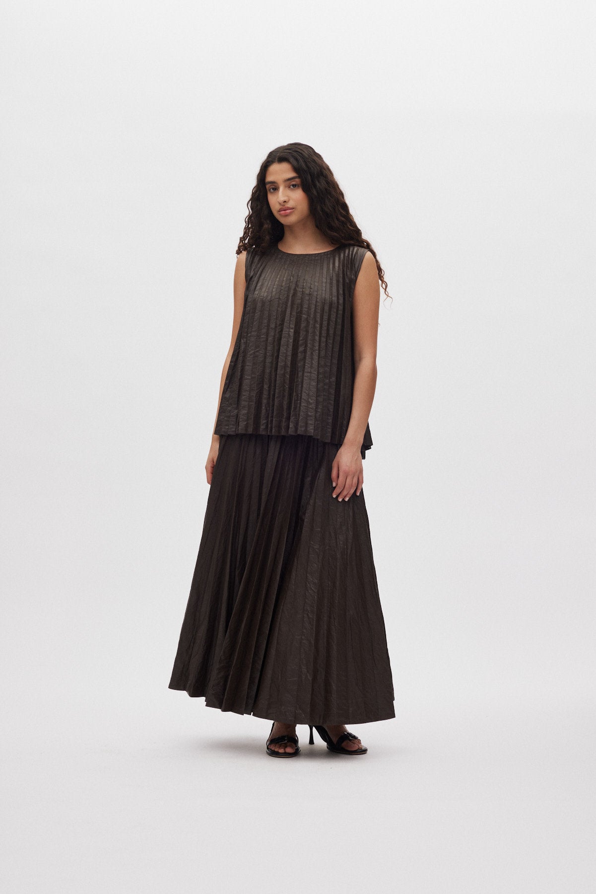 Simonia - Pleats skirt I French toast