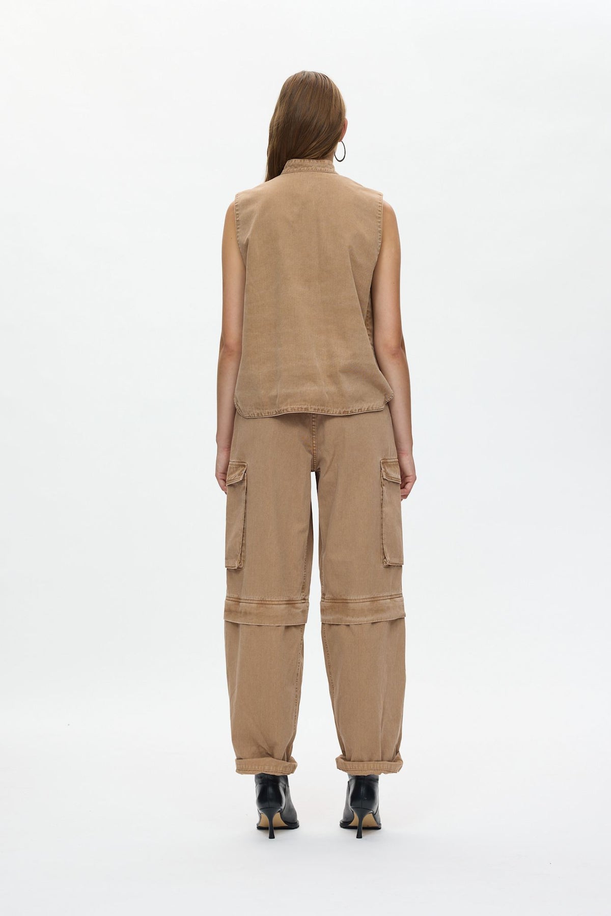 Frema - Canvas cargo pants I Washed tobacco