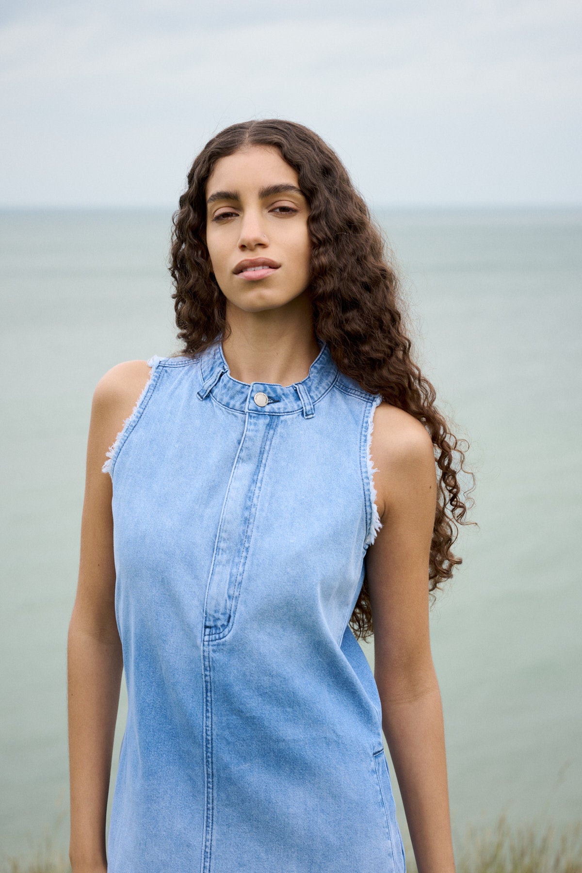Fee - Light denim dress I Light washed denim