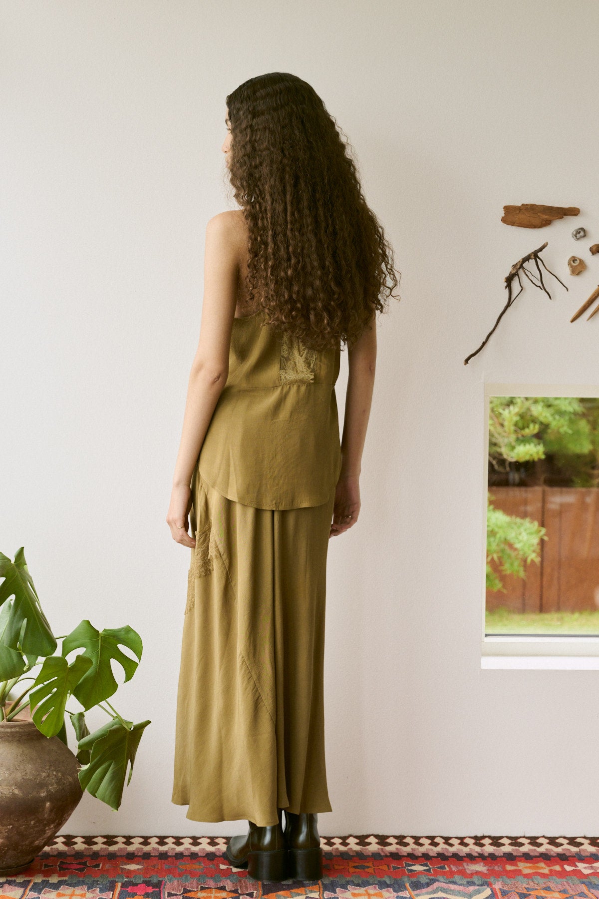 Jodie - Sheer lace camisole I Hazelnut