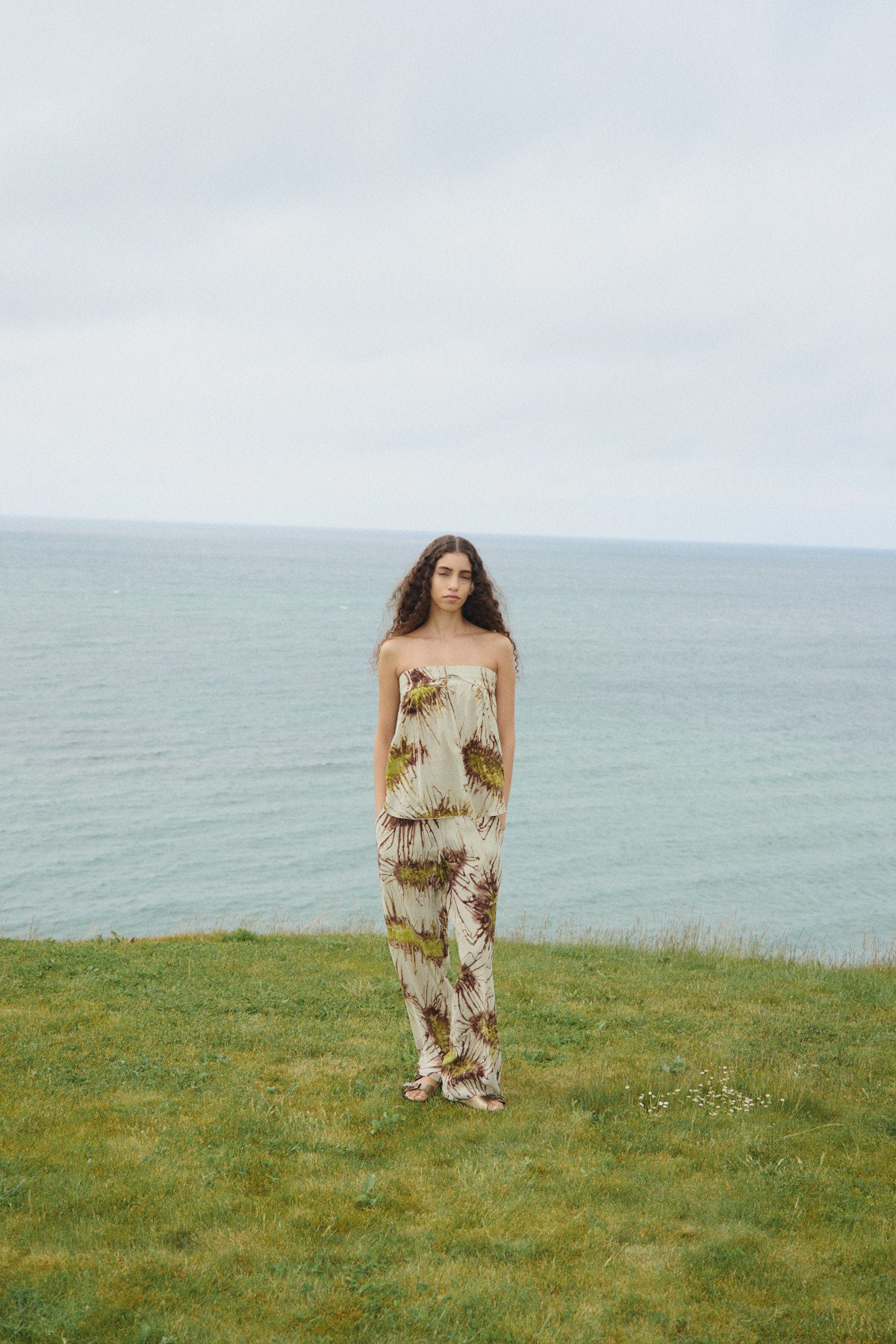 Paris - Sea urchin top I Chartreuse combo