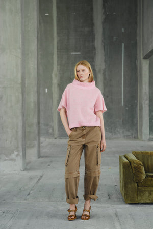 Frema - Canvas cargo pants I Washed tobacco