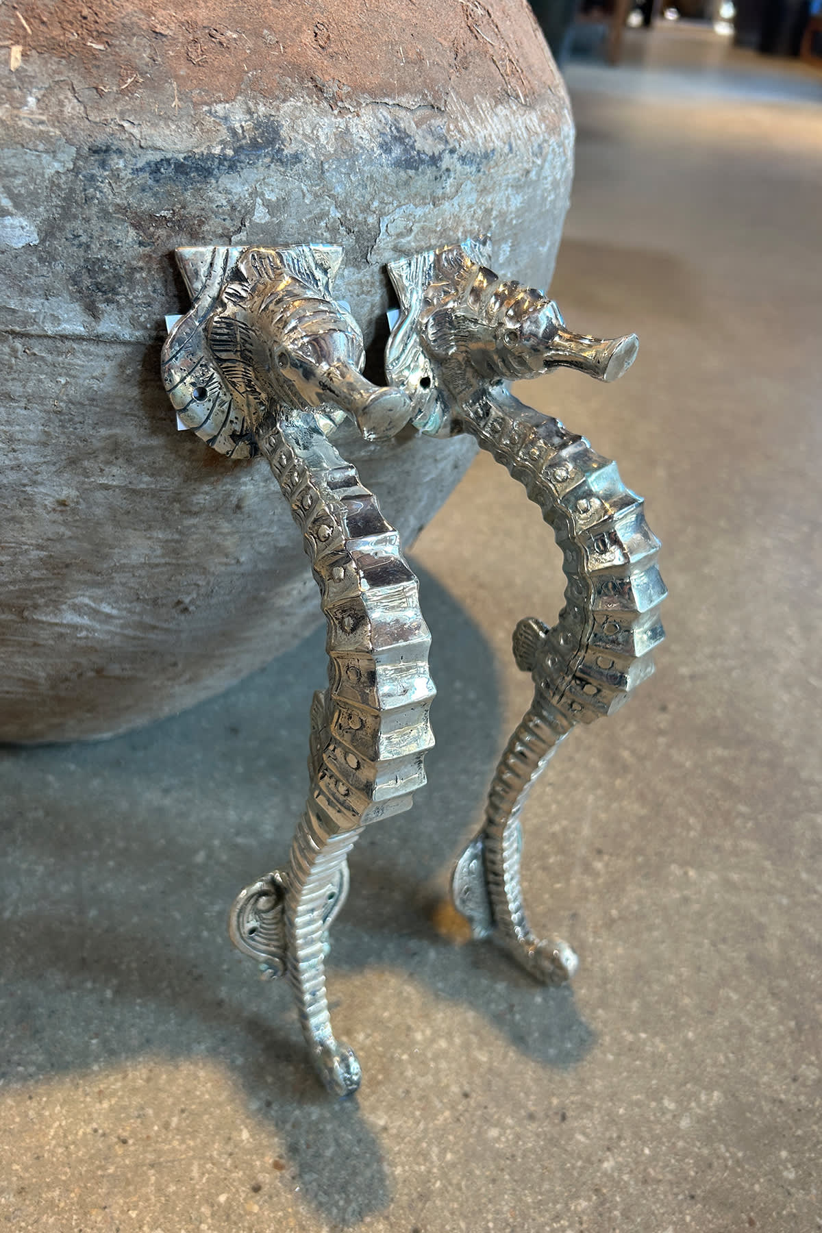 Seahorse Door Handle - Rabens Apartment I Brass