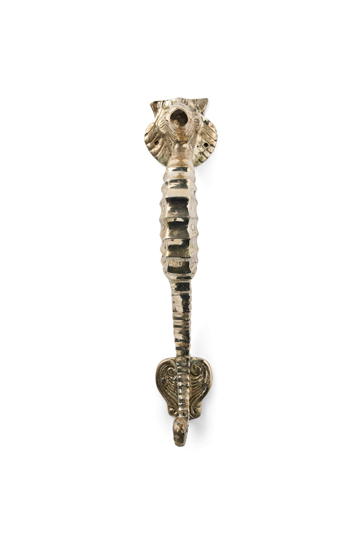 Seahorse Door Handle - Rabens Apartment I Brass