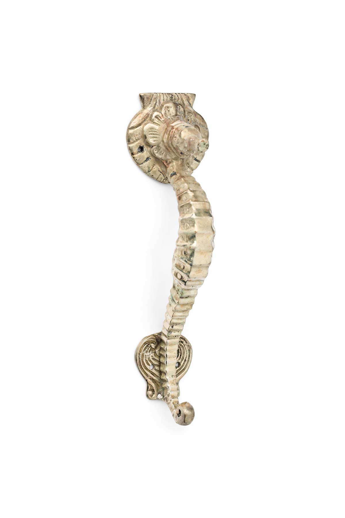Seahorse Door Handle - Rabens Apartment I Brass