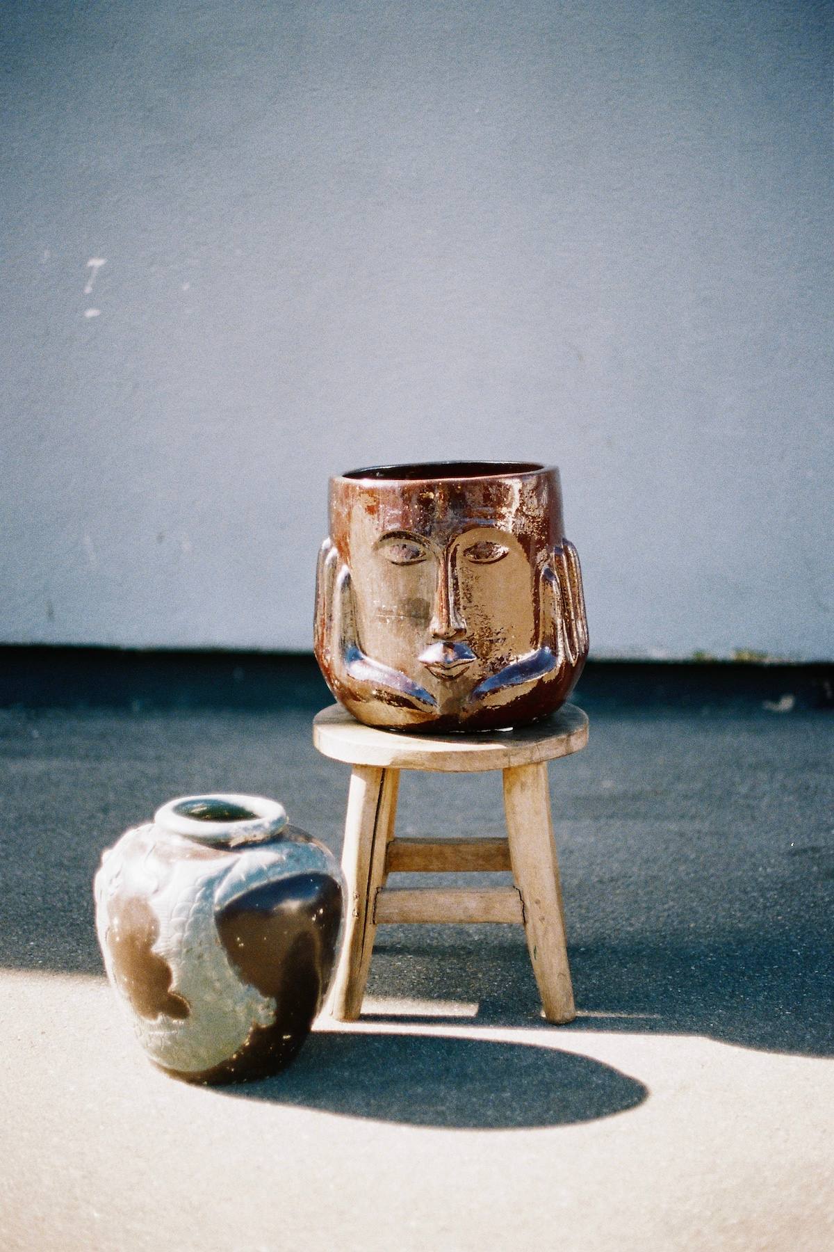 Mr. Elliot - Pot 30x30 cm I Brown