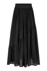 Angled gather skirt - Polonia I Black