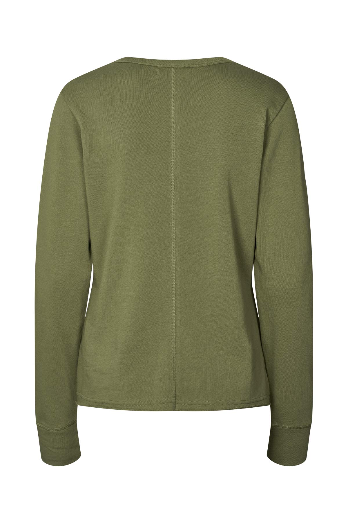 Light stretch crew neck top - Hila I Loden green