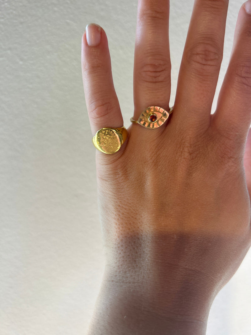 Nafsu - Eye ring I Gold plated