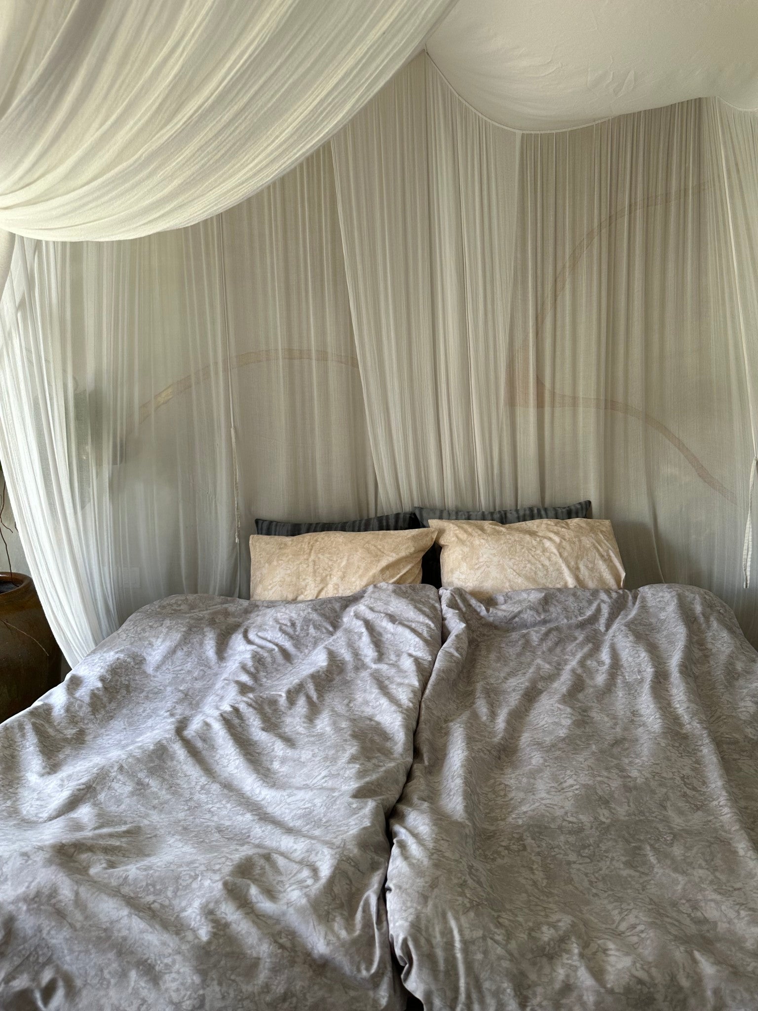 Pillow sham  - Marbled pillow sham I Sage