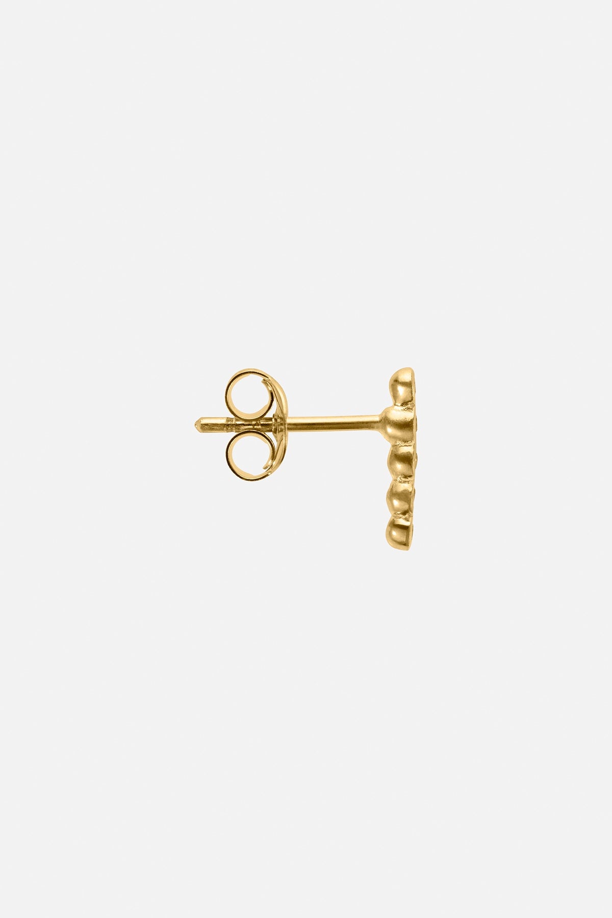 Diamond ear stud - Rabens Momento I Gold w/ Champagne diamond