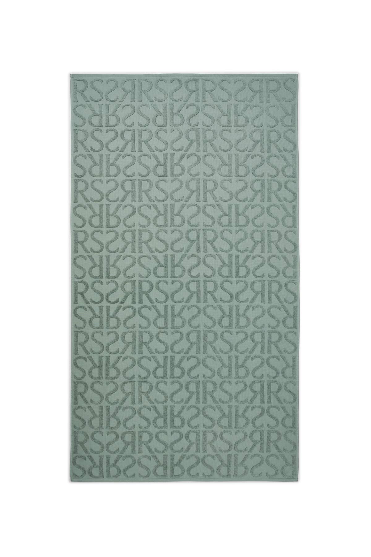 Beach towel - Monogram beach towel I Sage
