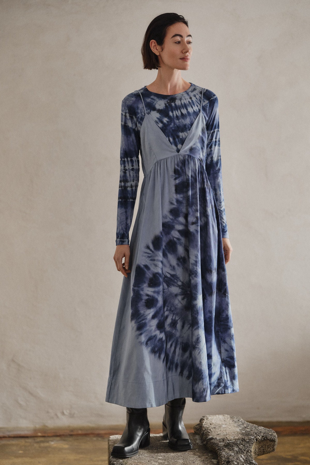 Xenia - Lava jersey t-shirt I Blue combo