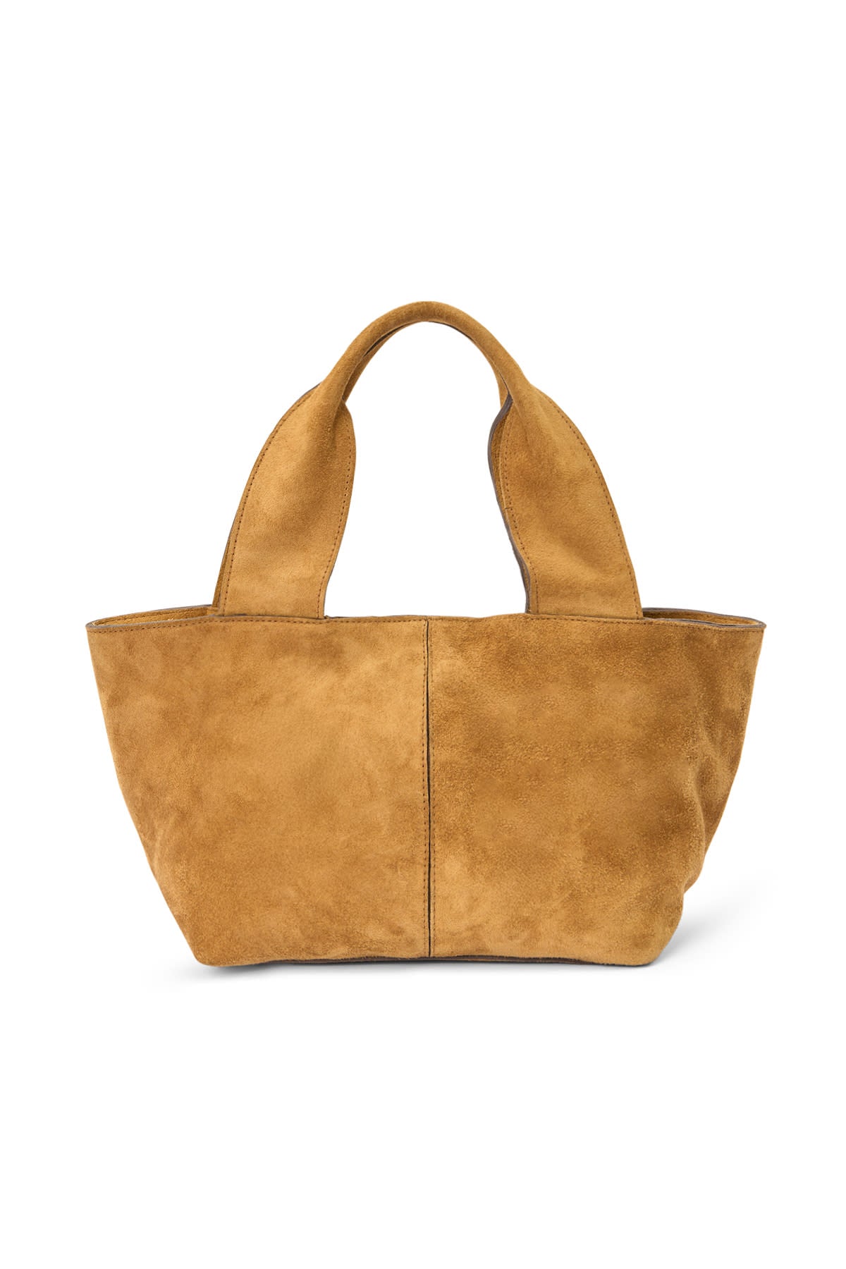 Shalom - Heavy suede mini bag I Whiskey