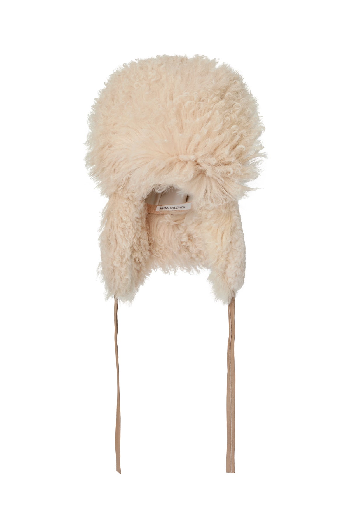Lune - Duo shearling hat I Chalk