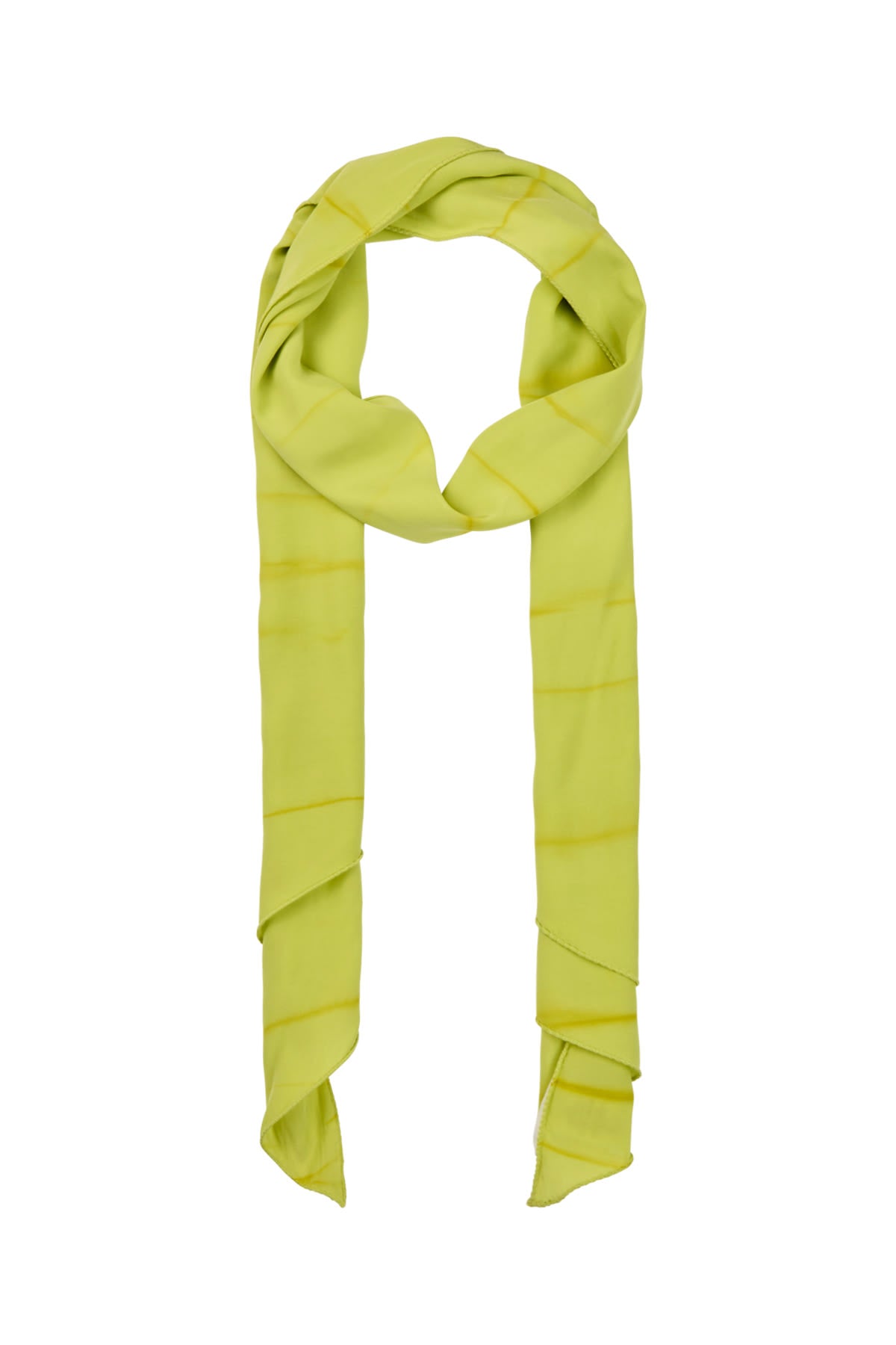 Tatiana - Chartreuse tie scarf I Chartreuse