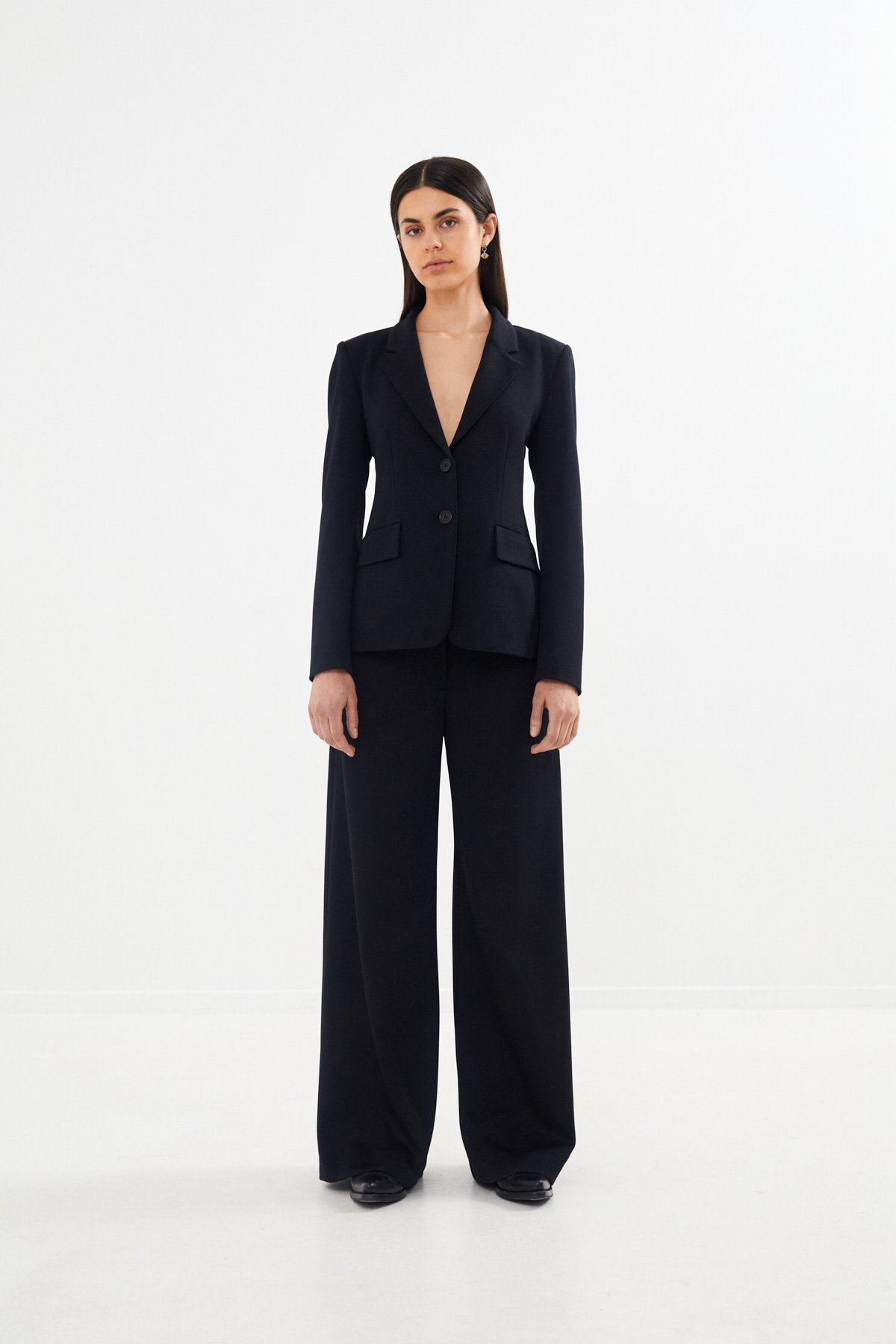 Tailored jacket - Helda I Black navy combo