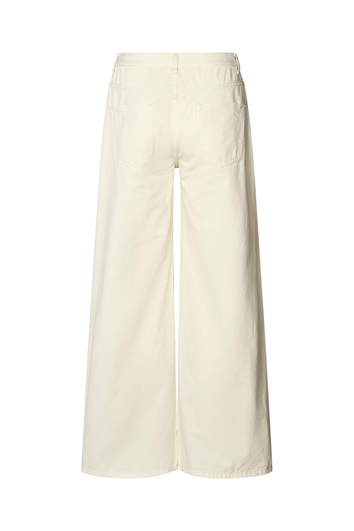 Canvas light pants - Ini I Winter white