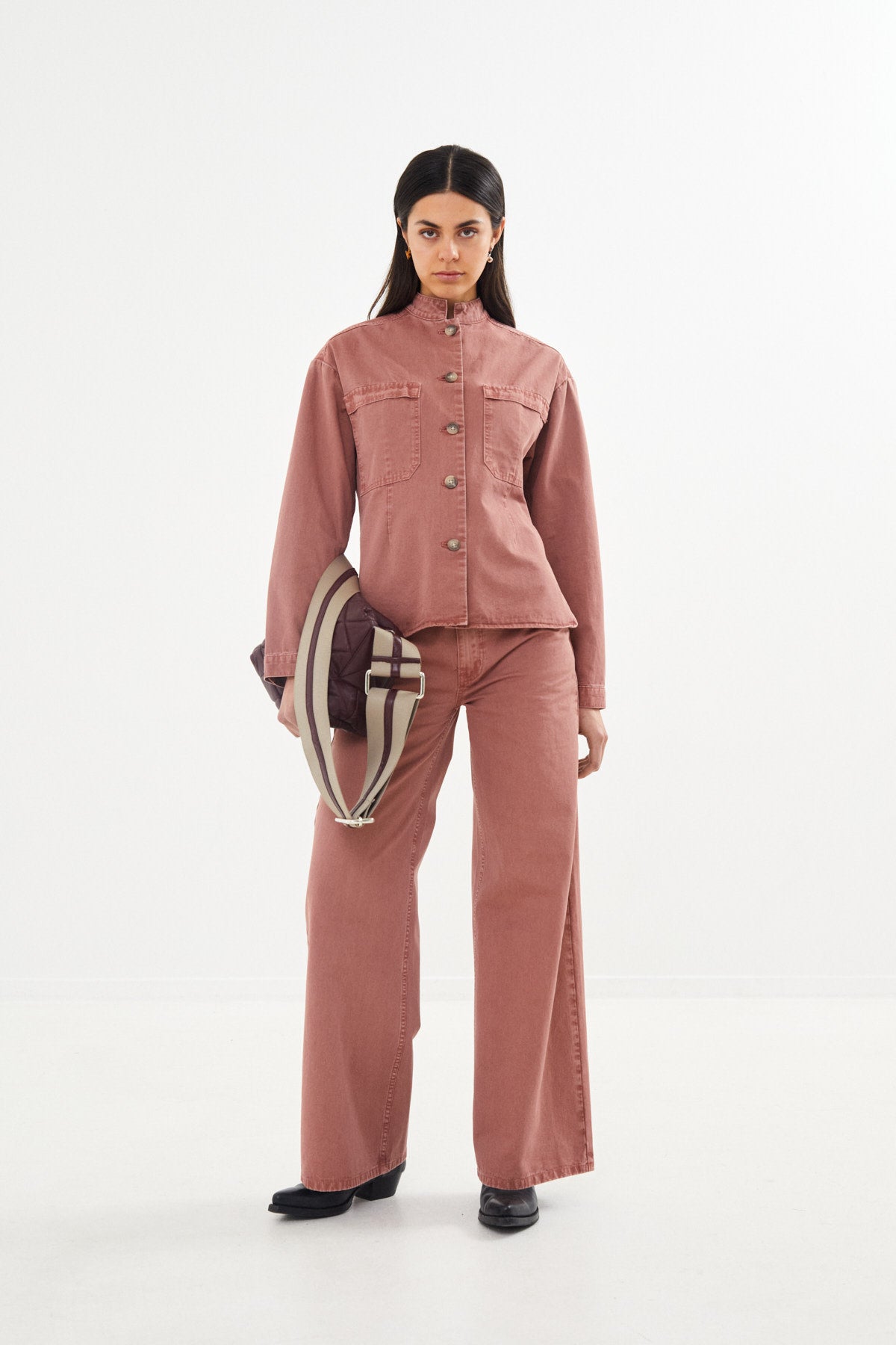 Canvas light pants - Ini I Dessert sand