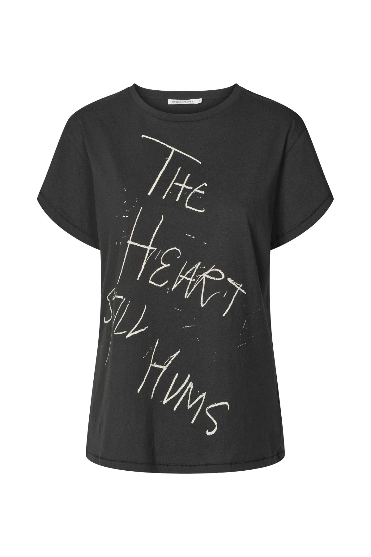 Heartbeat T shirt - Ambla I Faded black