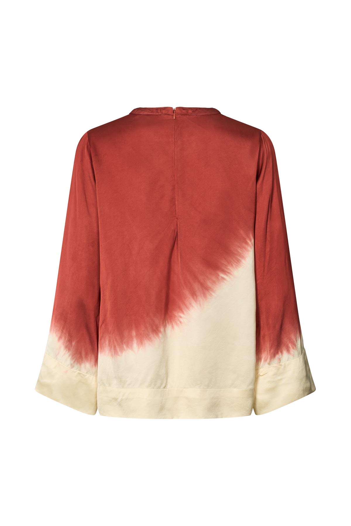 Coastal 3/4 sleeve top - Herta I Burgundy chalk combo