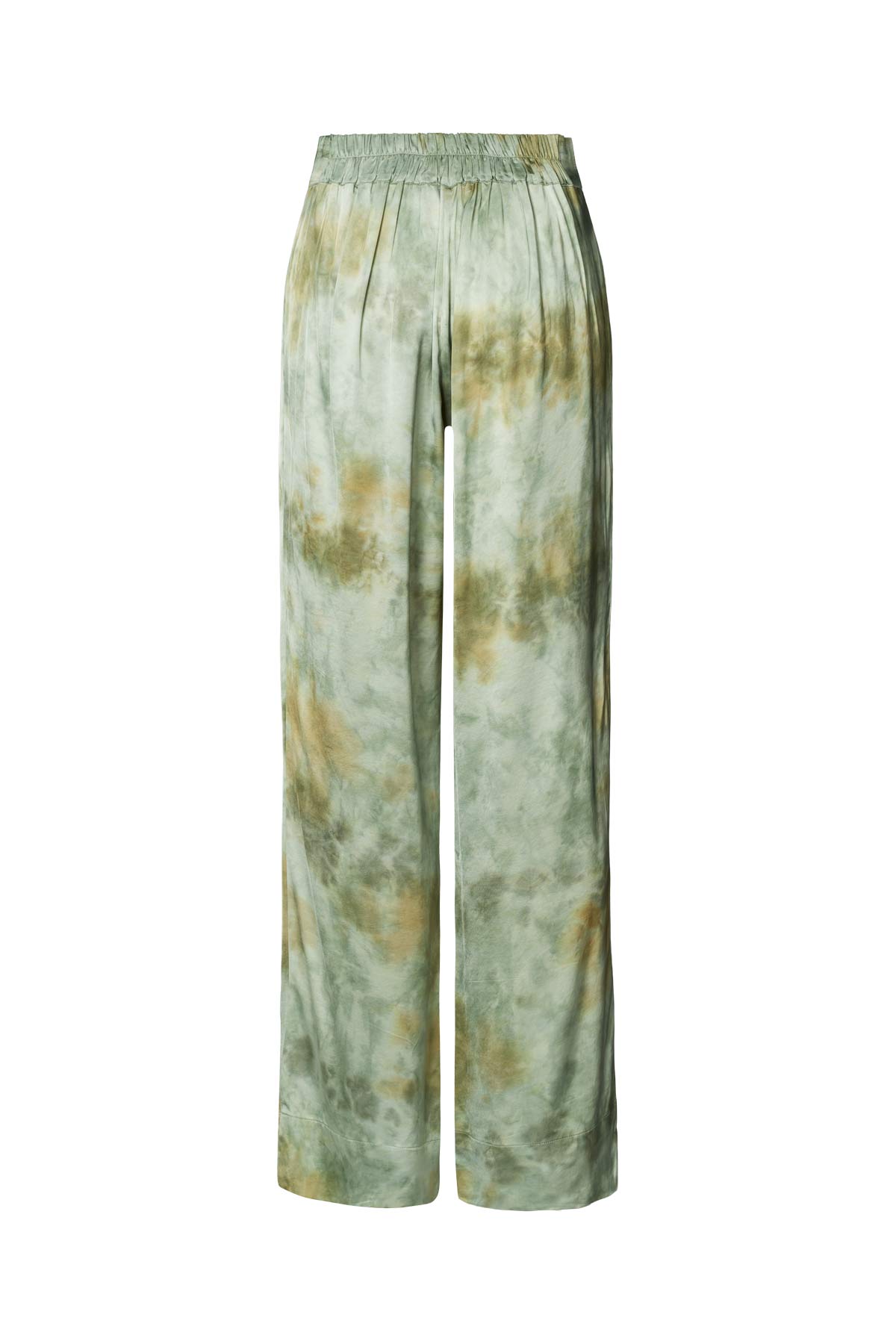 Mixture wide leg pants - Alisa I Seaweed combo