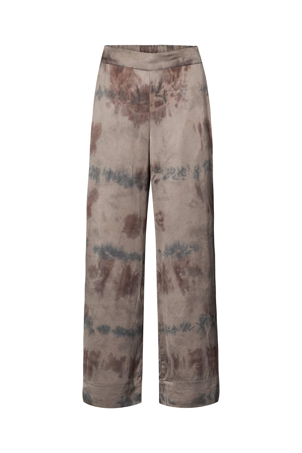 Mixture wide leg pants - Alisa I Asphalt combo