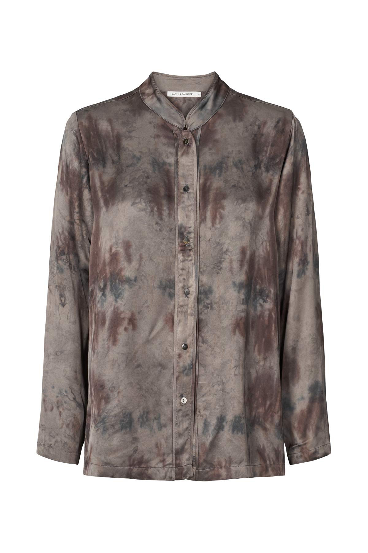 Mixture shirt jacket - Isabelle I Asphalt combo