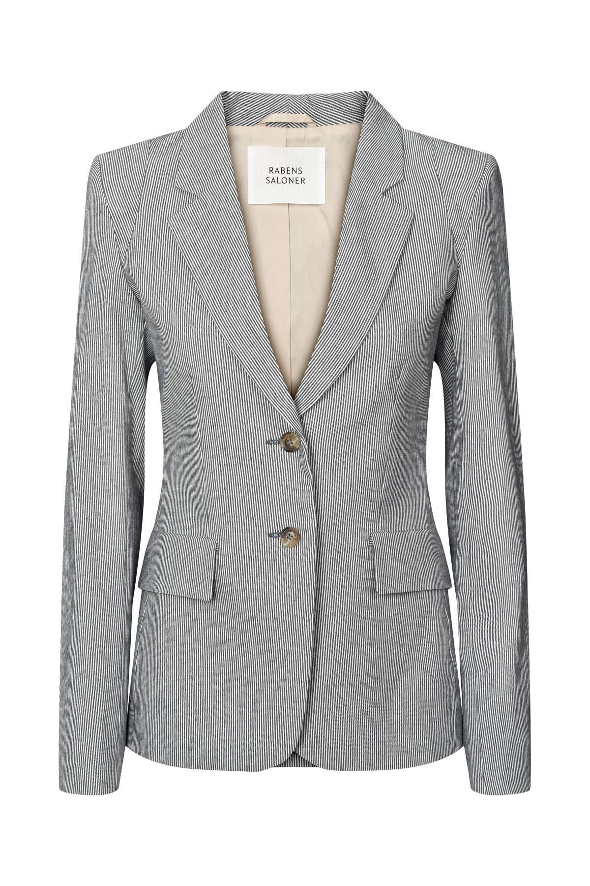 Striped tailoring jacket - Helda I Navy stripe