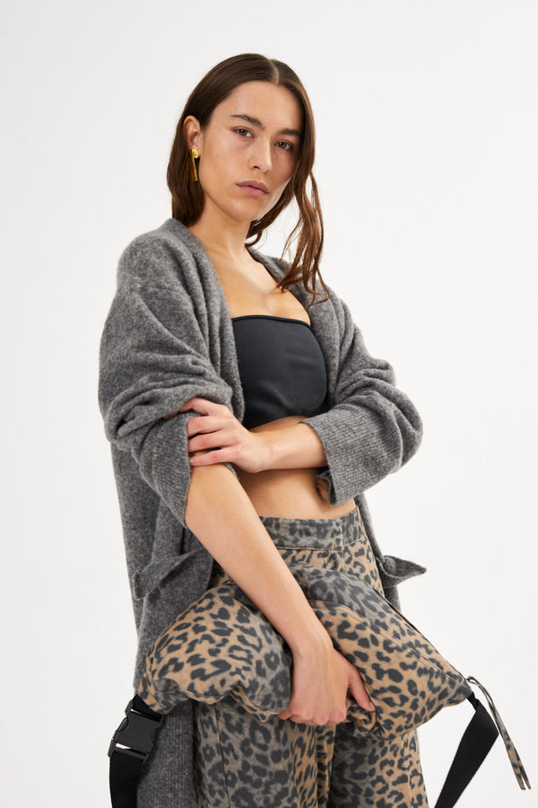 Leopard print wide leg pants - Inja I Leopard