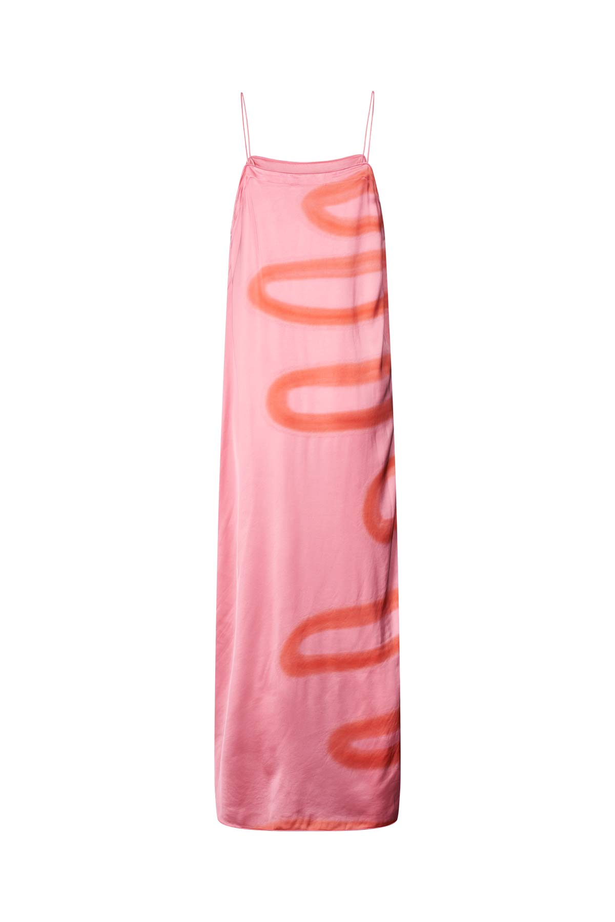 Fluid camisole dress - Laurette I Flamingo combo