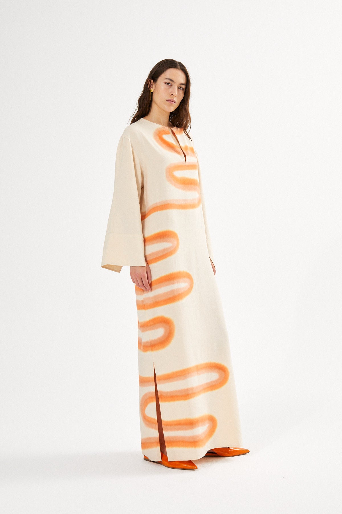 Fluid kaftan - Karimalou I Mandarin combo