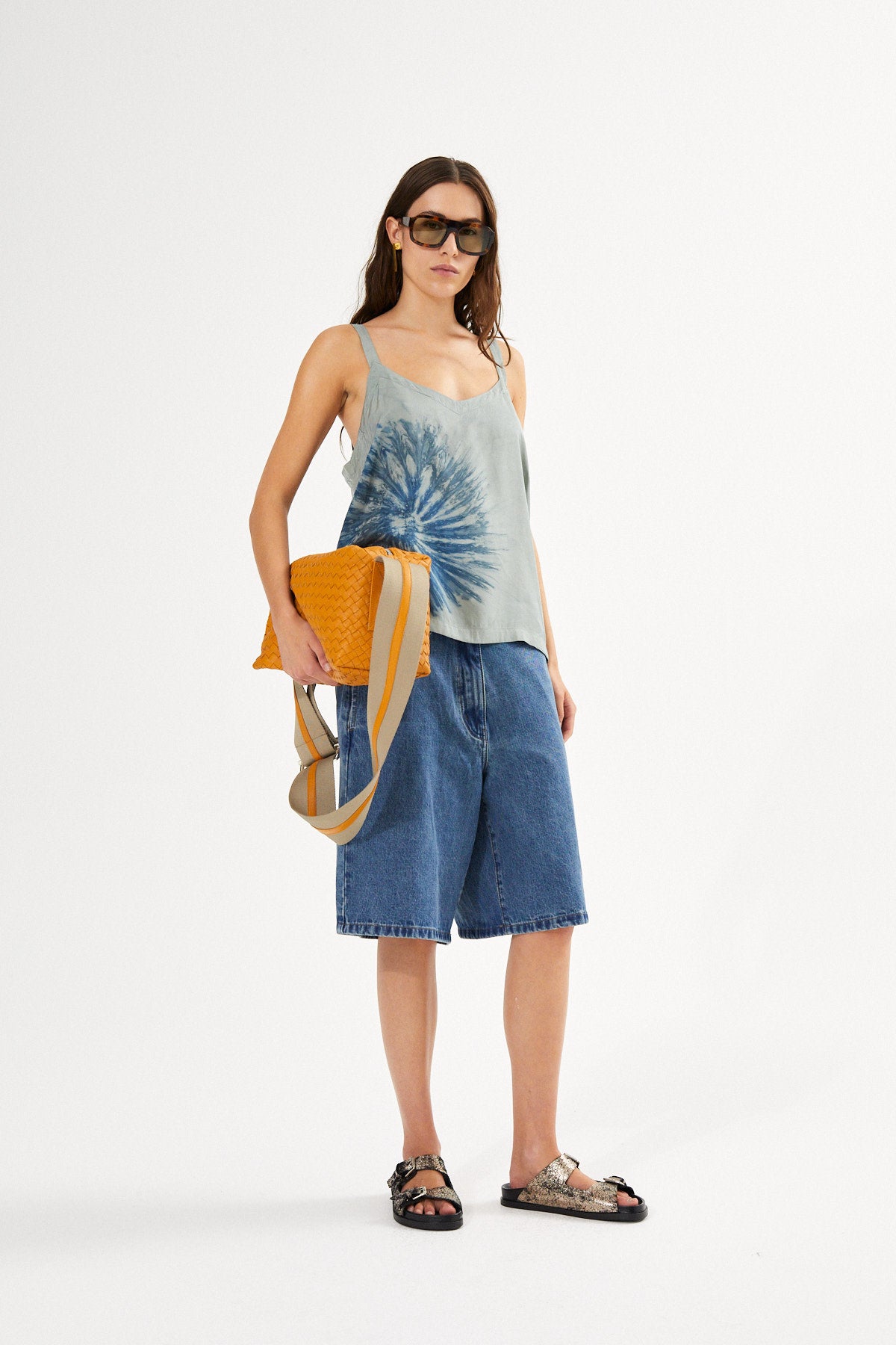 Cartwheel camisole top - Maisa I Seashell combo