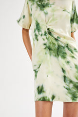 Fusion draped pick up dress - Inaz I Emerald combo