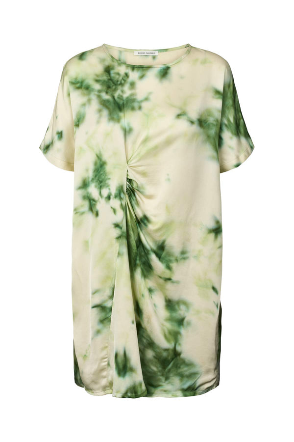 Fusion draped pick up dress - Inaz I Emerald combo